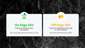 On-page SEO vs Off-page SEO - YNG Media